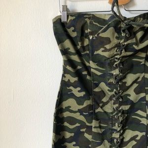 Fashion Nova Camouflage Dress